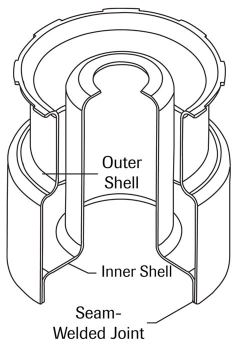 cylindrical shell ironing